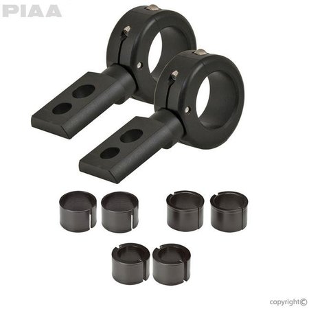 PIAA Piaa PIA74000 0.875 in. 1 in. 1.375 in. 2.75 in. Universal Bracket for Tubular Bars with Adjustable Base PIA74000